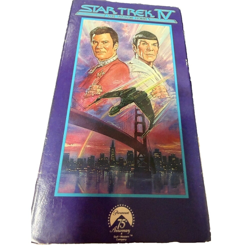 Star Trek IV The Voyage Home VHS Tape Paramount 75th Anniversary - Used
